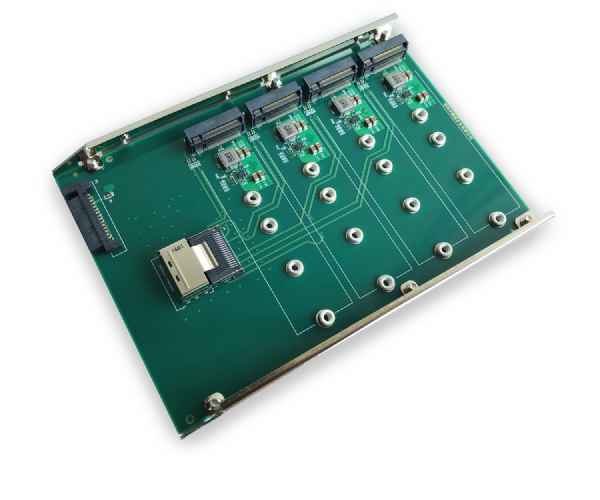 MiniSAS to 4 M.2 SATA SSD adapter - YSDSASSM24001