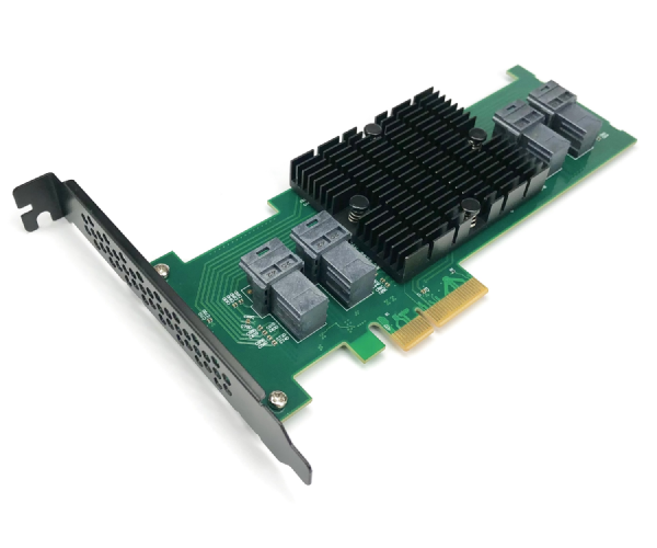 16 port PCIe to SATA expansion card - YSDSCPSH16001