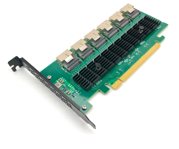 24 port PCIe to SATA expansion card - YSDSCPSM24001
